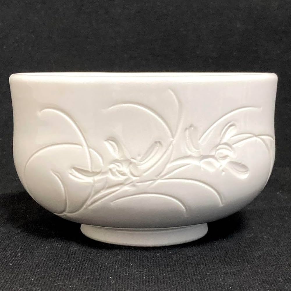 K5162☆【出石焼】小嶋昇山造☆抹茶碗☆茶道具